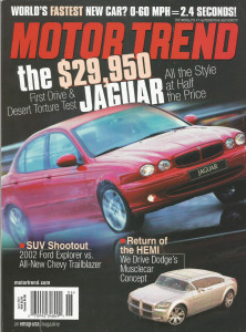 MOTOR TREND 2001 JUNE - HENNESSEY, BMW HARTGE, PANTERA